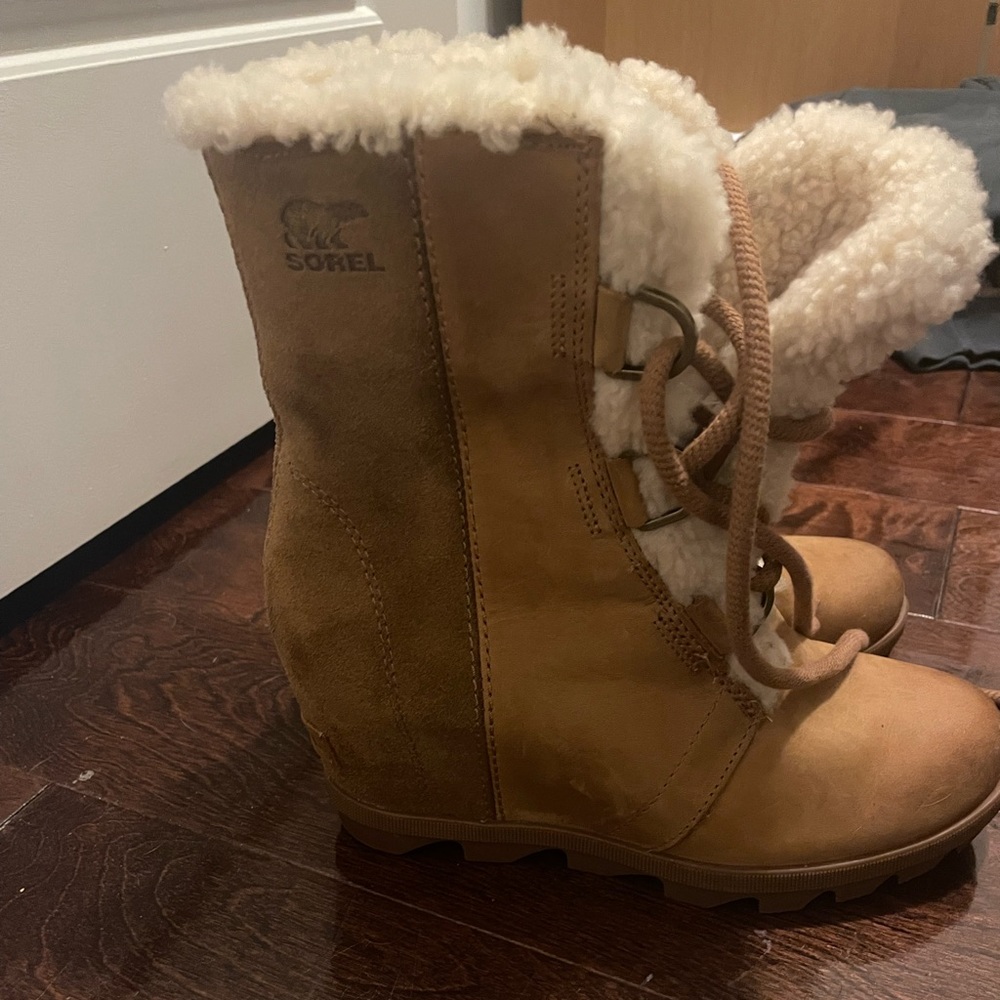 Sorel Joan of Arctic Shearling Wedge Boot